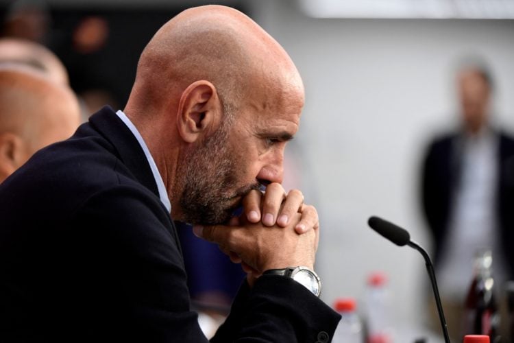 FC Sevilla's Spanish sports director Ramon Rodriguez Verdejo, aka Monchi attends new Sevilla FC coach Jorge Sampaoli's presentation in Seville on O...