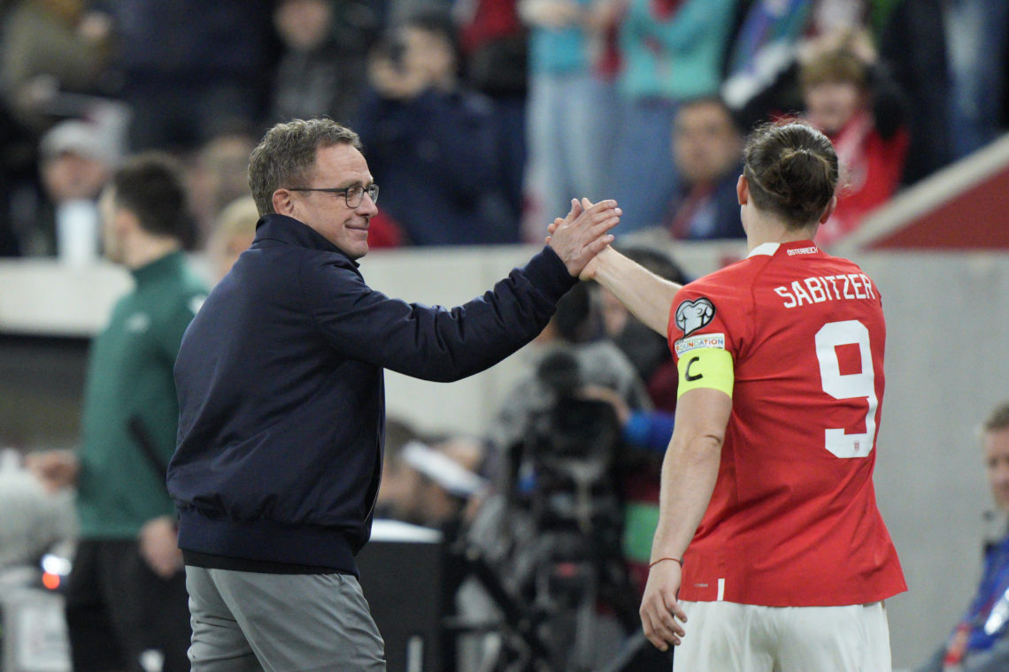 Ralf Rangnick explains what he's noticed about Marcel Sabitzer since he joined United
