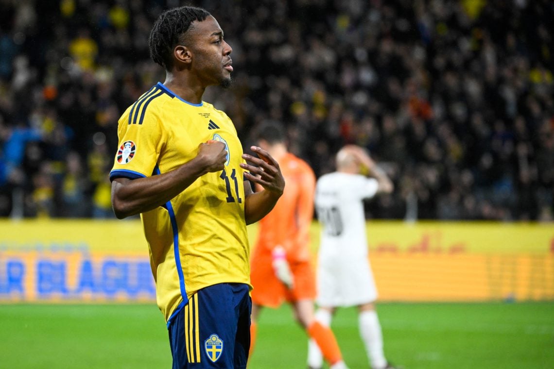 Anthony Elanga scores first goal in 10 months in Sweden win