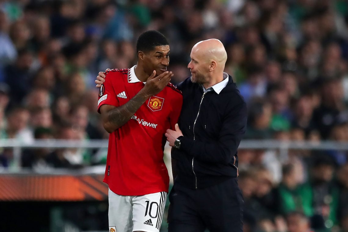 Erik ten Hag explains what he has discussed with Rashford since the start of the season