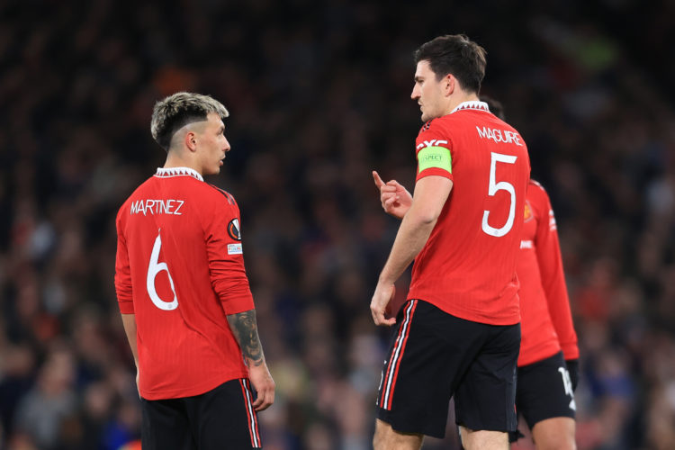 Harry Maguire's message to Lisandro Martinez after injury