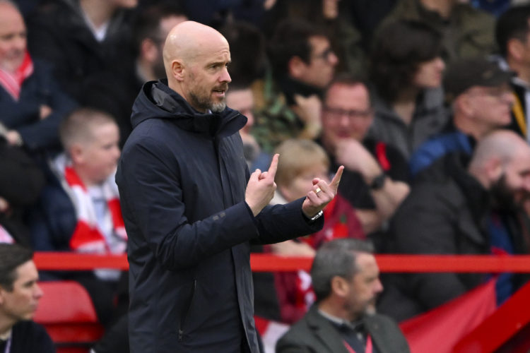 Manchester United boss Erik ten Hag had four meetings with rival club