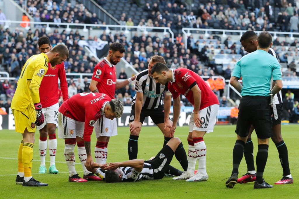 Five of Manchester United's 11 starters v Newcastle have uncertain ...