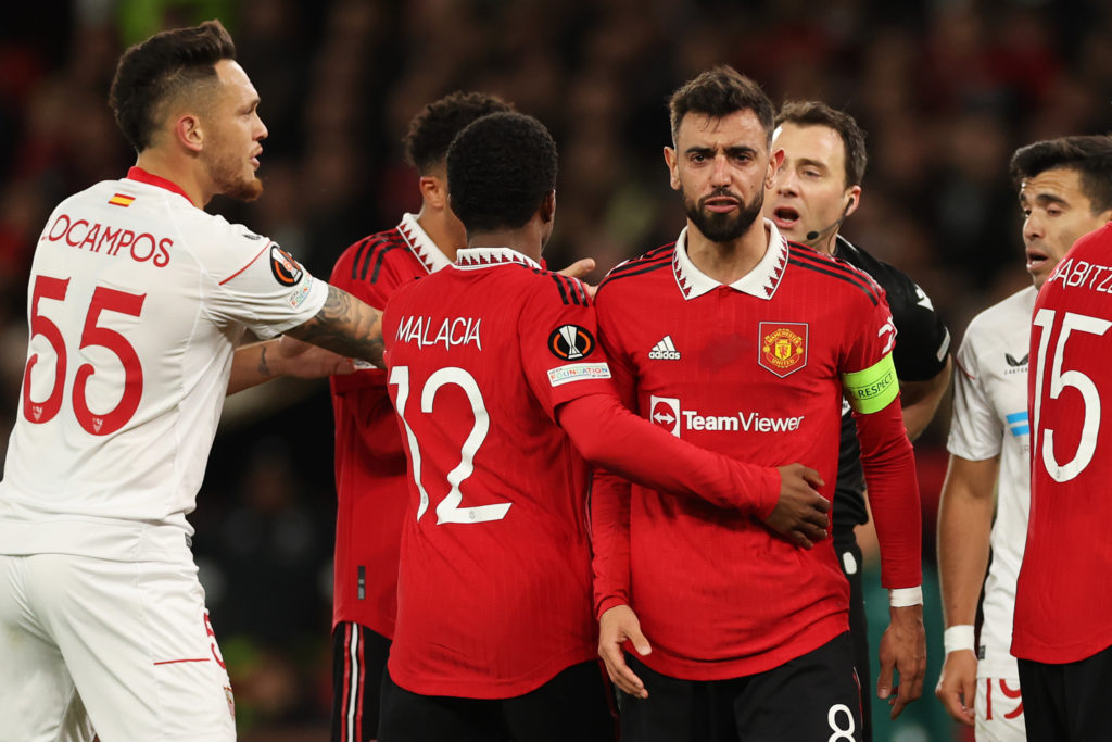 Manchester United v Sevilla FC: Quarterfinal First Leg - UEFA Europa League