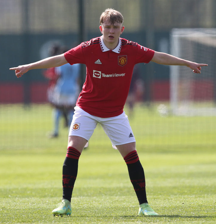 Finley McAllister makes first Manchester United academy appearance in five months