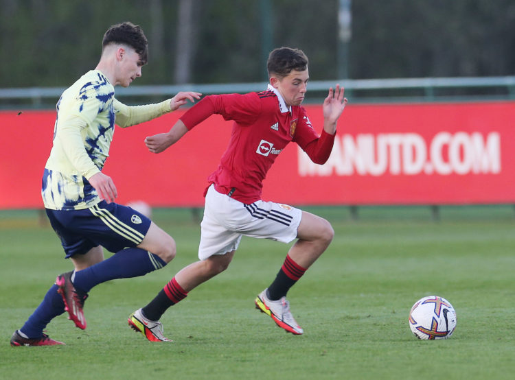 Shea Lacey scores wondergoal for Manchester United under-18s