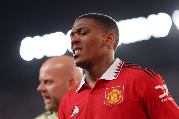 Anthony Martial now has an unwanted cup final hat-trick for Manchester United