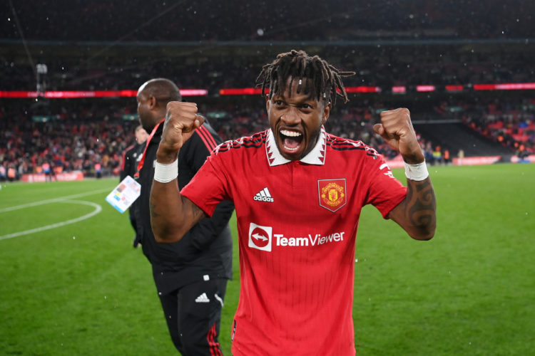 Manchester United fans react to Fred's performance v Brighton at Wembley