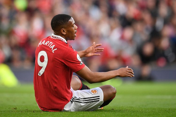 Manchester United fans react to Anthony Martial injury
