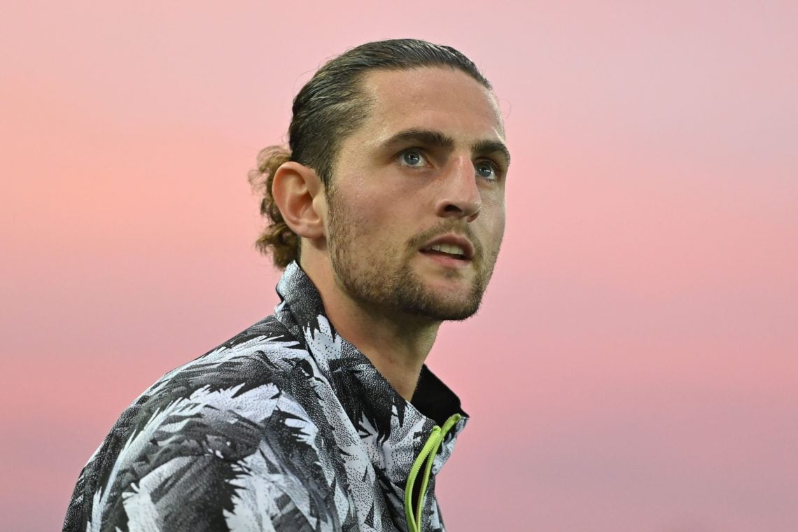 Adrien Rabiot of Juventus looks on during the Serie A match between Udinese Calcio and Juventus at Dacia Arena on June 04, 2023 in Udine, Italy.