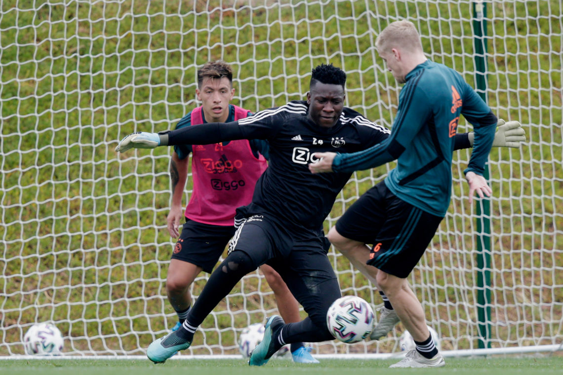 Manchester United star says he has been secretly speaking with Andre Onana ahead of move