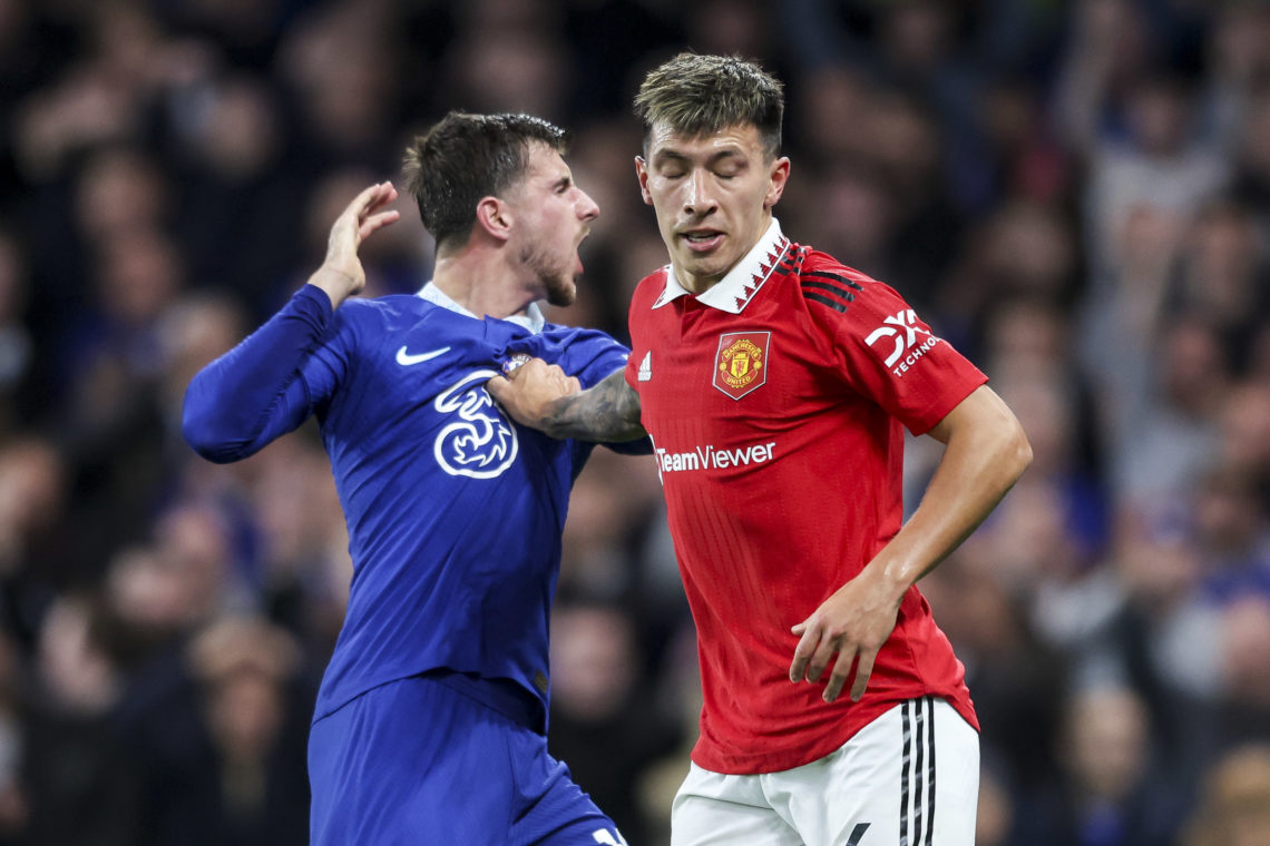 Lisandro Martinez responds to new Mason Mount message after clash last season