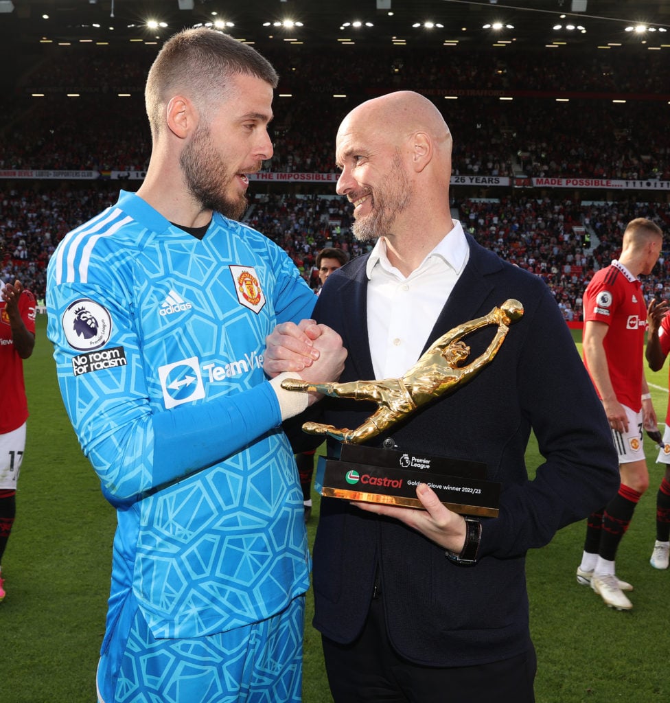 De Gea officially wins the Premier League's Golden Glove award