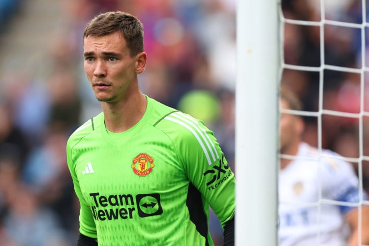 Matej Kovar of Manchester United during the Pre-Season Friendly fixture between Manchester United and Leeds United at Ullevaal Stadion on July 12, ...