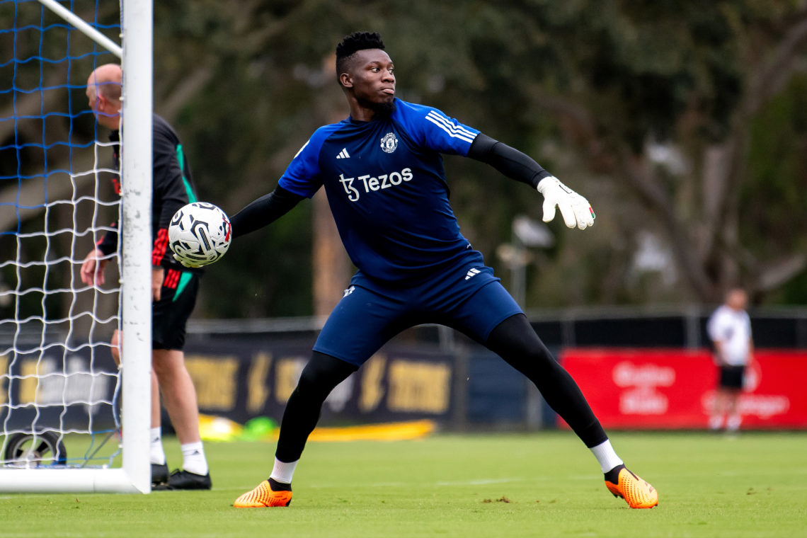 Andre Onana has already found a best friend in Manchester United training