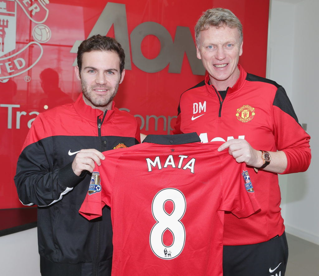 Manchester United Unveil New Signing Juan Mata