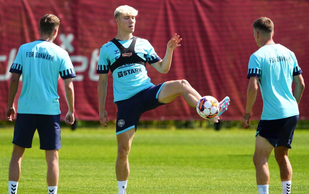 Denmark Training Session - UEFA Qualifier