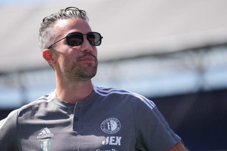 Assistent coach Robin van Persie of Feyenoord during the Pre Season Friendly match between Feyenoord and SV Werder Bremen at Stadion Feijenoord De ...