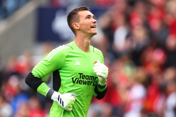 Matej Kovar of Manchester United during the Pre-Season Friendly match between Manchester United and Leeds United at Ullevaal Stadion on July 12, 20...