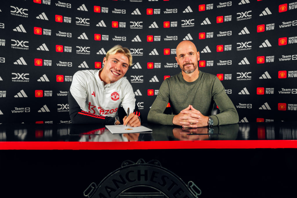 Manchester United Unveil New Signing Rasmus Hojlund