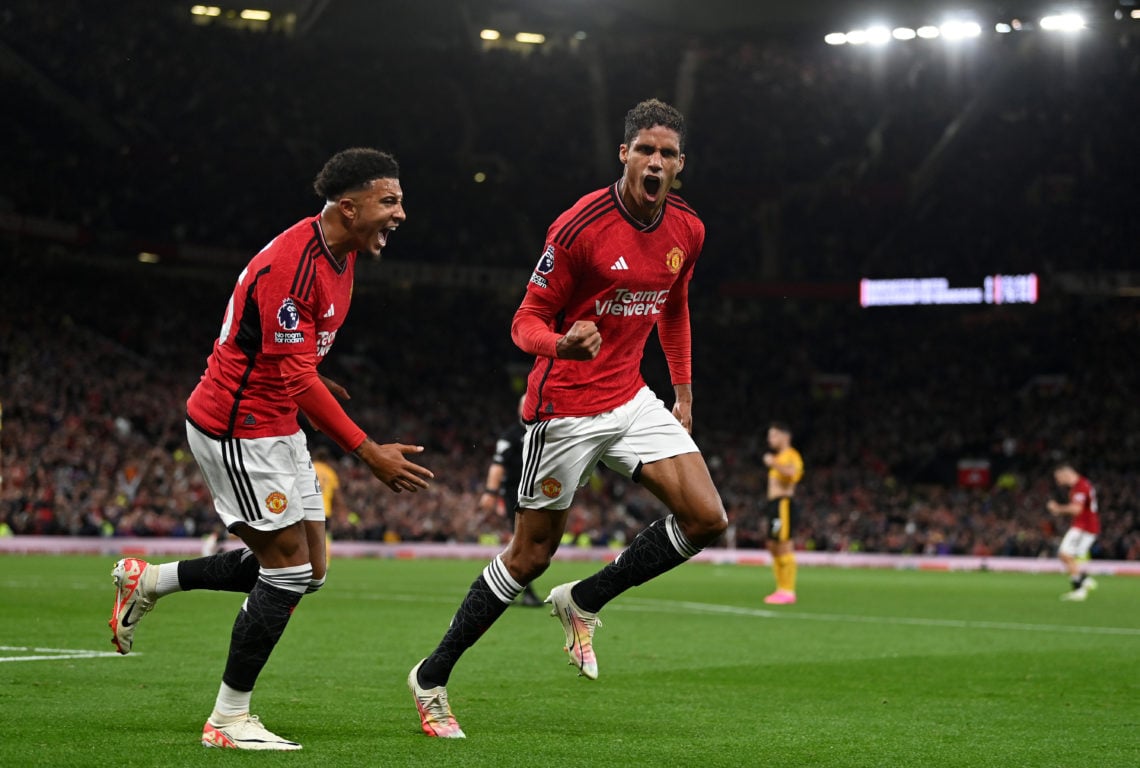 Kobbie Mainoo and Jadon Sancho react to Manchester United star's performance