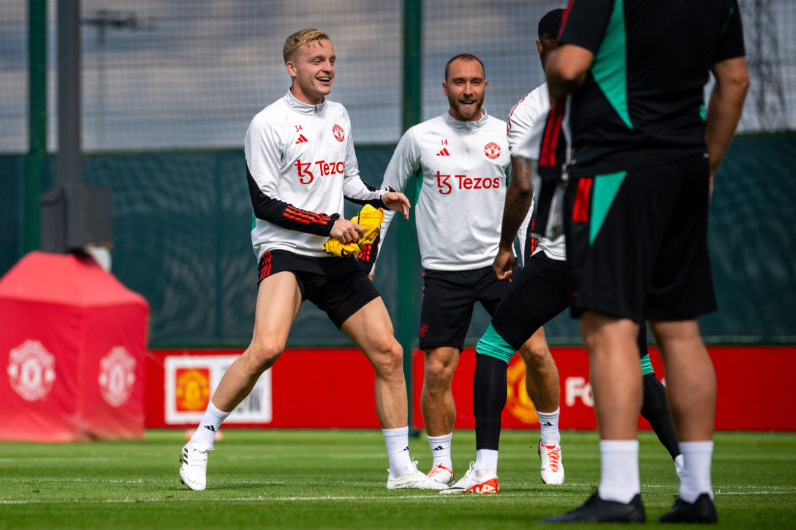 Donny van de Beek mood shown in Manchester United training after exit move breaks down