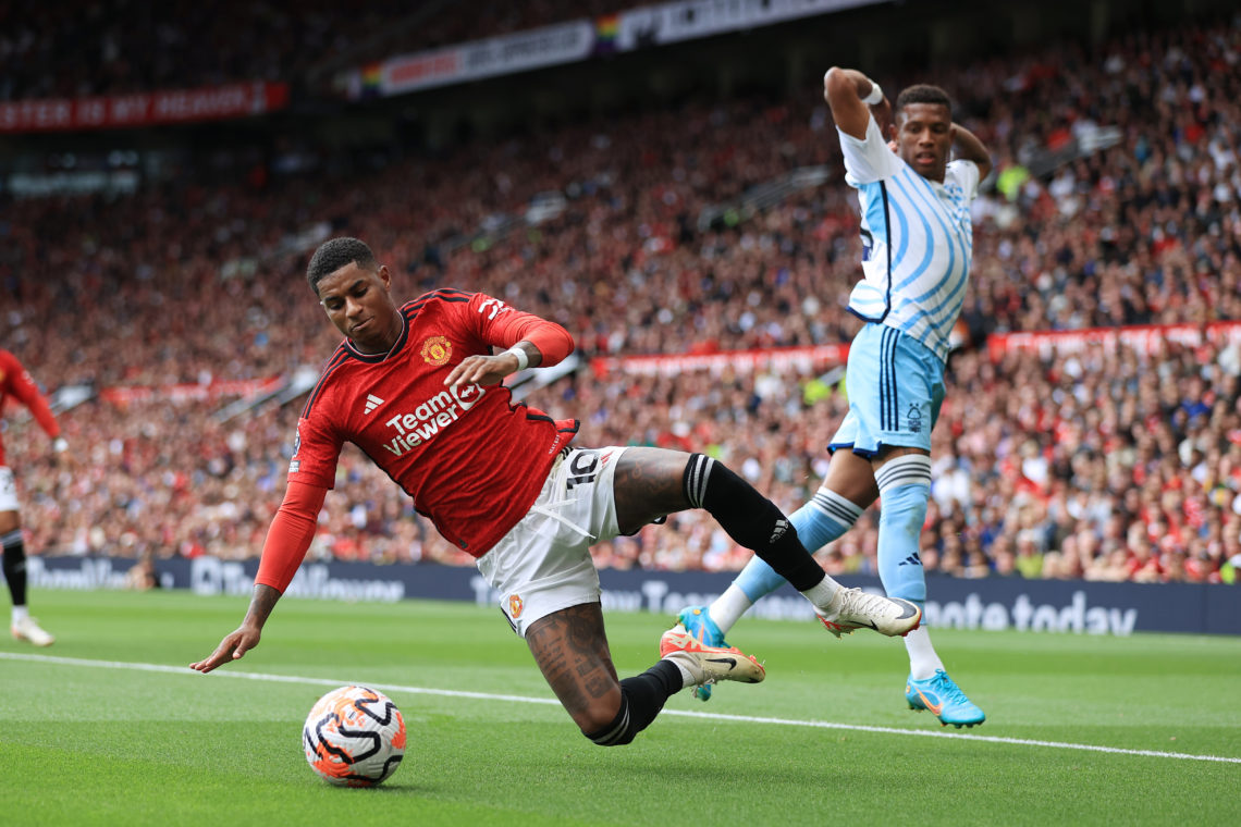 Chris Sutton furiously claims 'cheating' Man United earned penalty vs Nottingham Forest after Marcus Rashford 'dived'