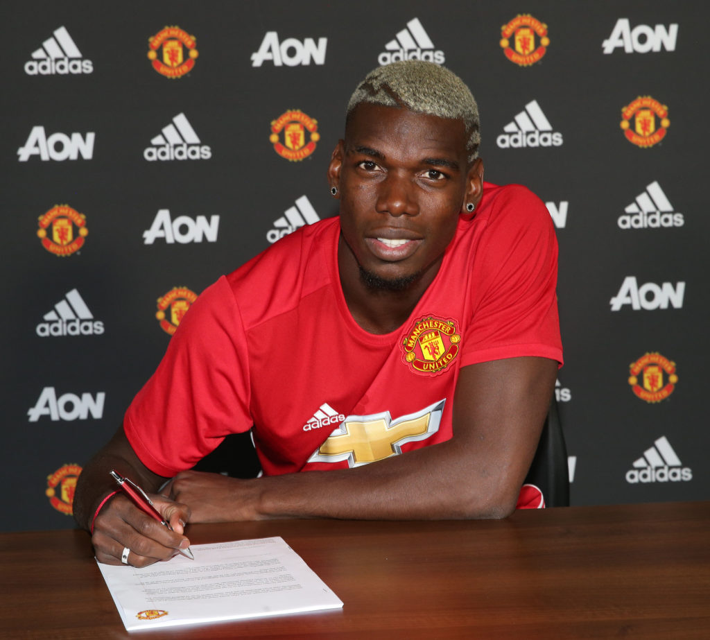 Manchester United Unveil New Signing Paul Pogba