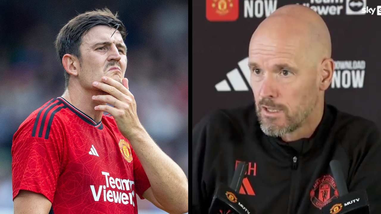 Man United Manager Erik Ten Hag Sends Brutal Warning To Harry Maguire Ahead Of Potential West