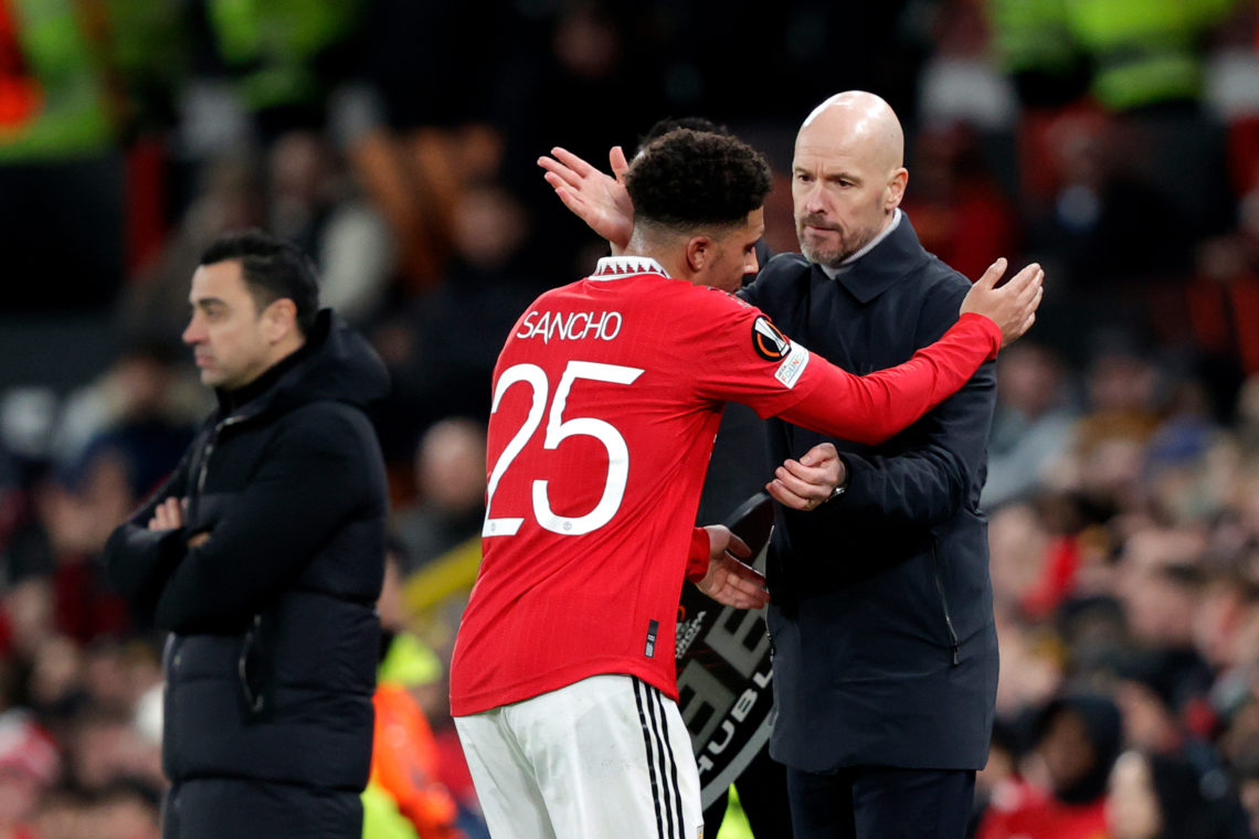 Jadon Sancho's latest Twitter activity gives clue about Manchester United future