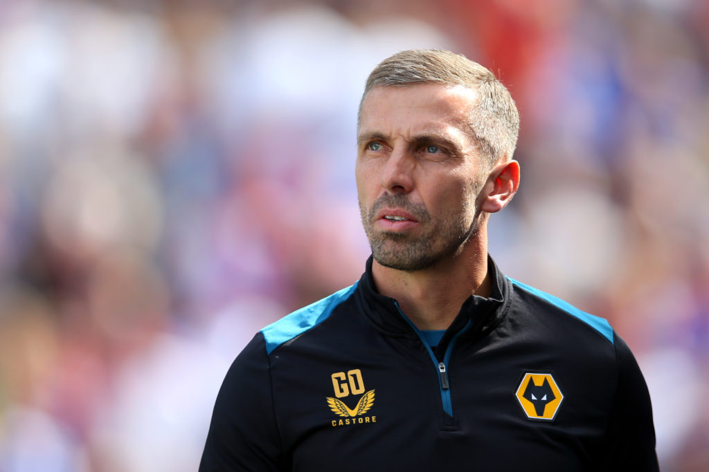 Gary O'Neil, Manager of Wolverhampton Wanderers, looks on prior to the Premier League match between Crystal Palace and Wolverhampton Wanderers at Selhurst Park on September 03, 2023
