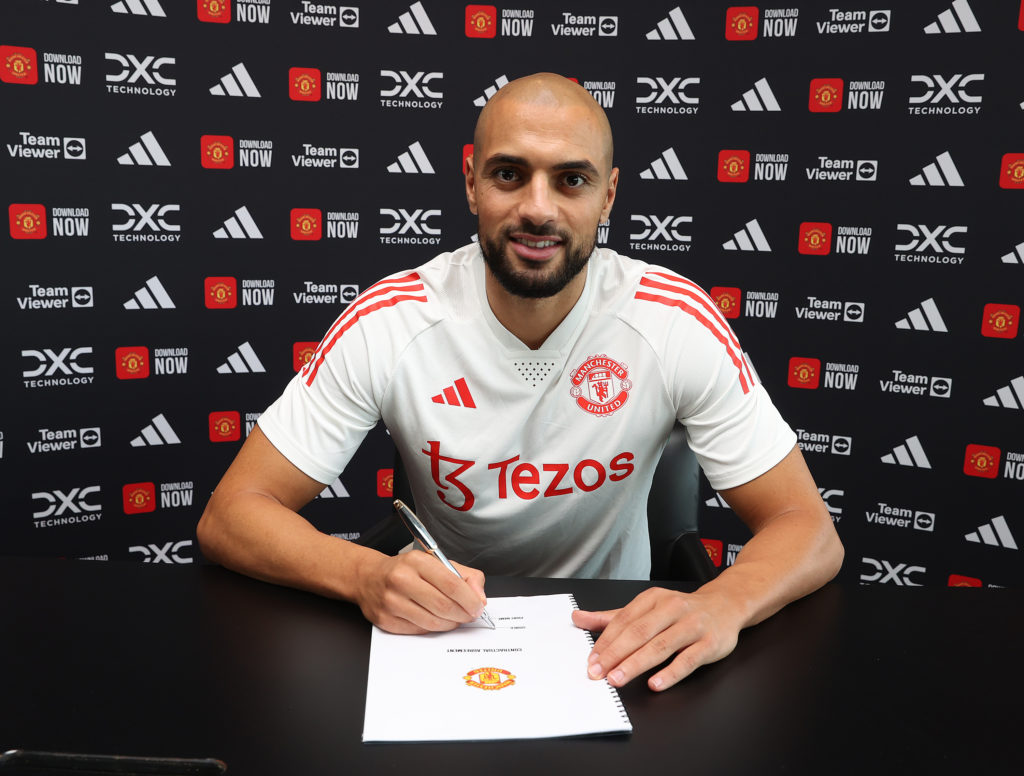 Manchster United Unveil New Signing Sofyan Amrabat