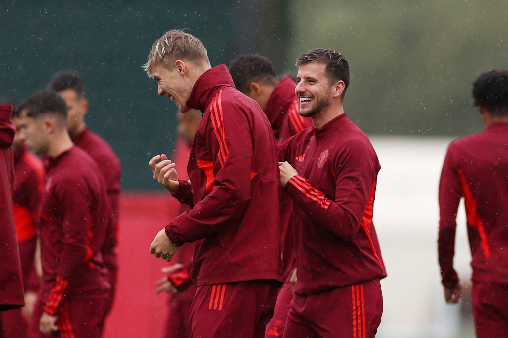 Manchester United Training Session And Press Conference - UEFA Champions League 2023/24
