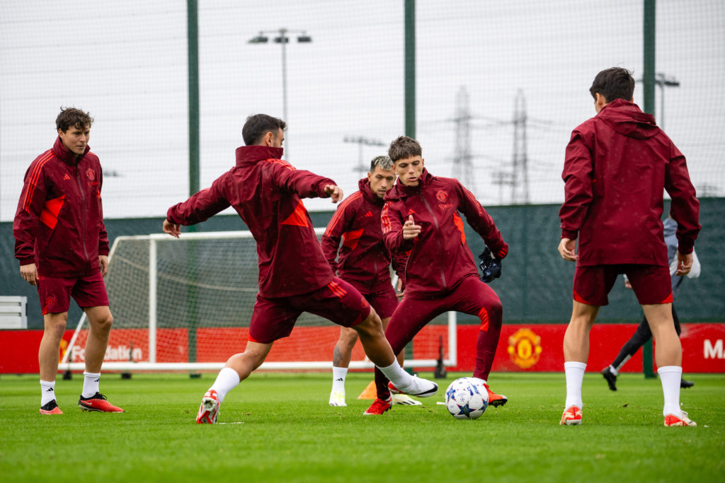 Manchester United Training Session And Press Conference - UEFA Champions League 2023/24