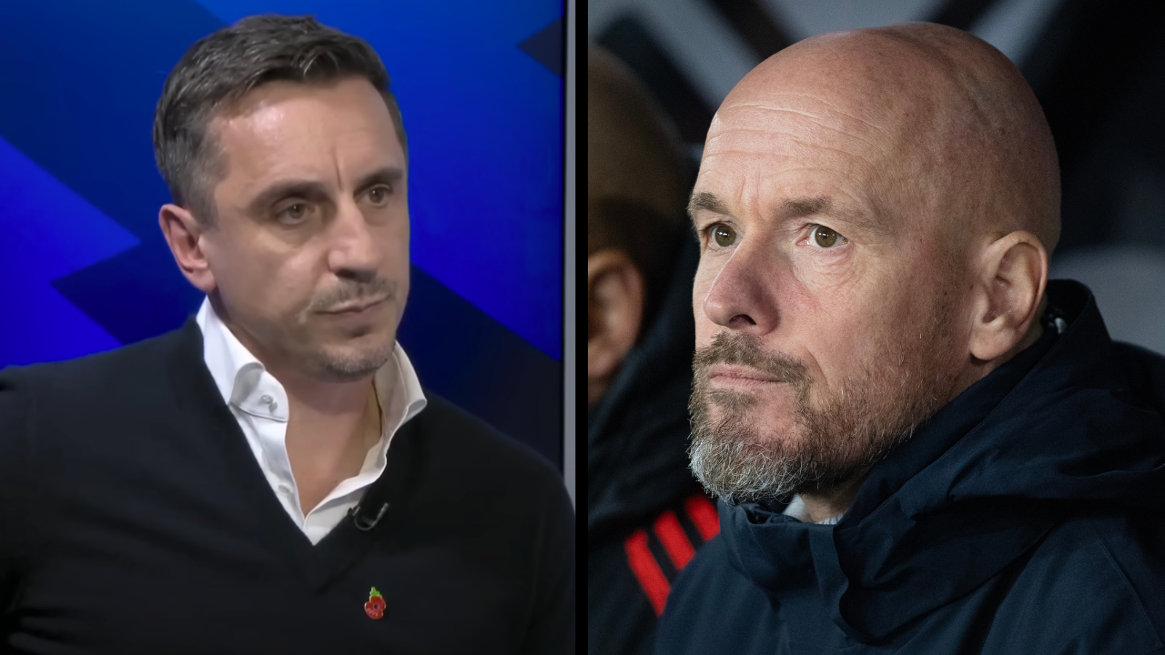 Gary Neville says 'fantastic' Man Utd star was 'sulking' on Sunday