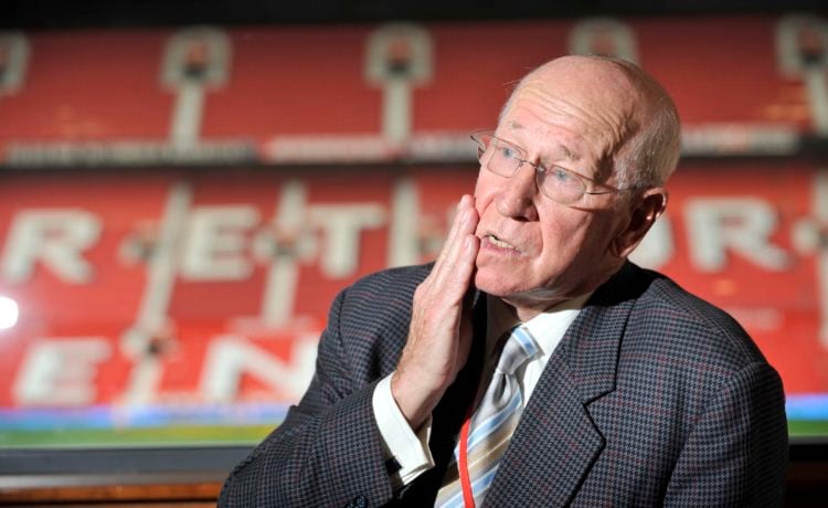 SIR BOBBY CHARLTON AT OLD TRAFFORD 15/10/2008.