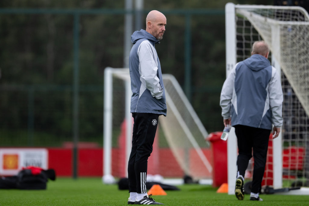 Manchester United Training Session And Press Conference - UEFA Champions League 2023/24