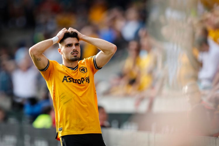 Pedro Neto of Wolverhampton Wanderers during the Premier League match between Wolverhampton Wanderers and Aston Villa at Molineux on October 8, 202...