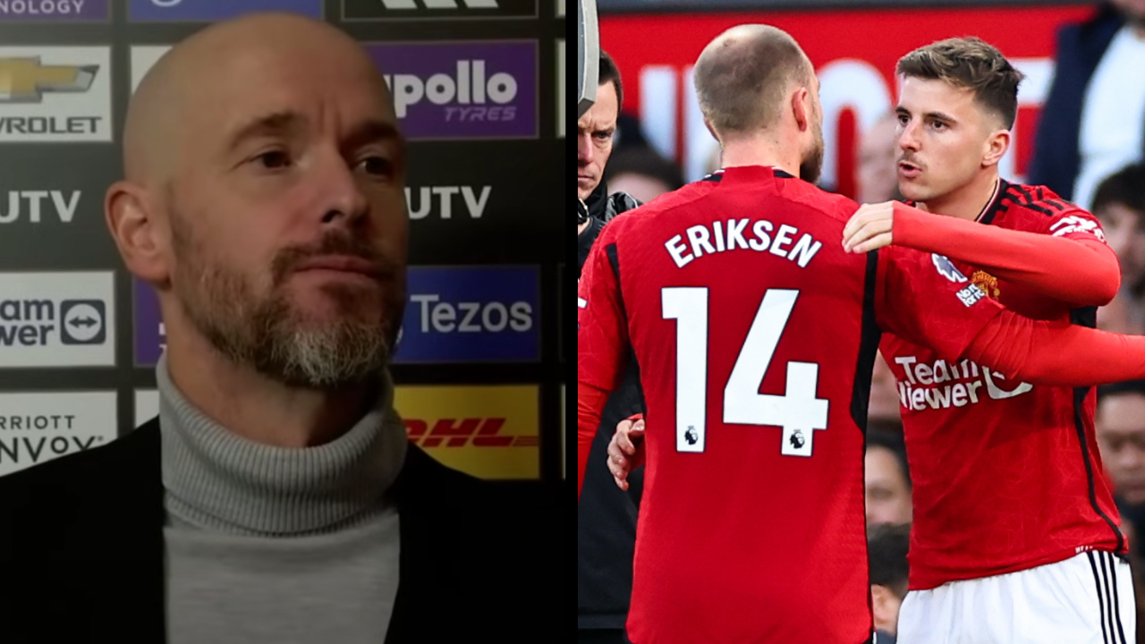 Erik Ten Hag Responds When Asked About Rasmus Hojlund And Christian ...