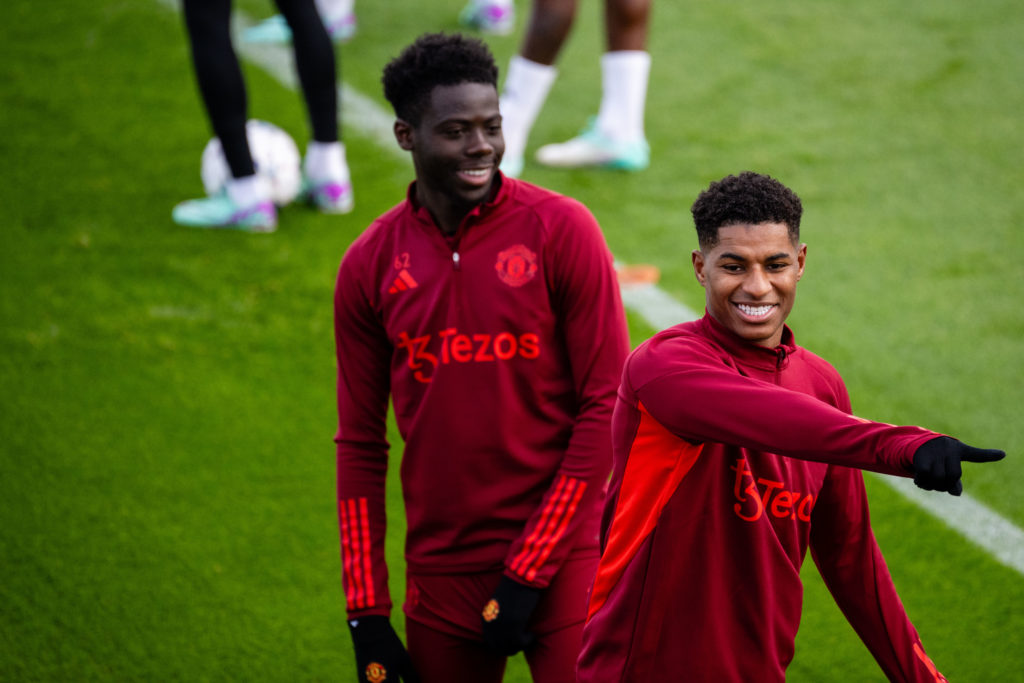 Manchester United Training Session And Press Conference - UEFA Champions League 2023/24