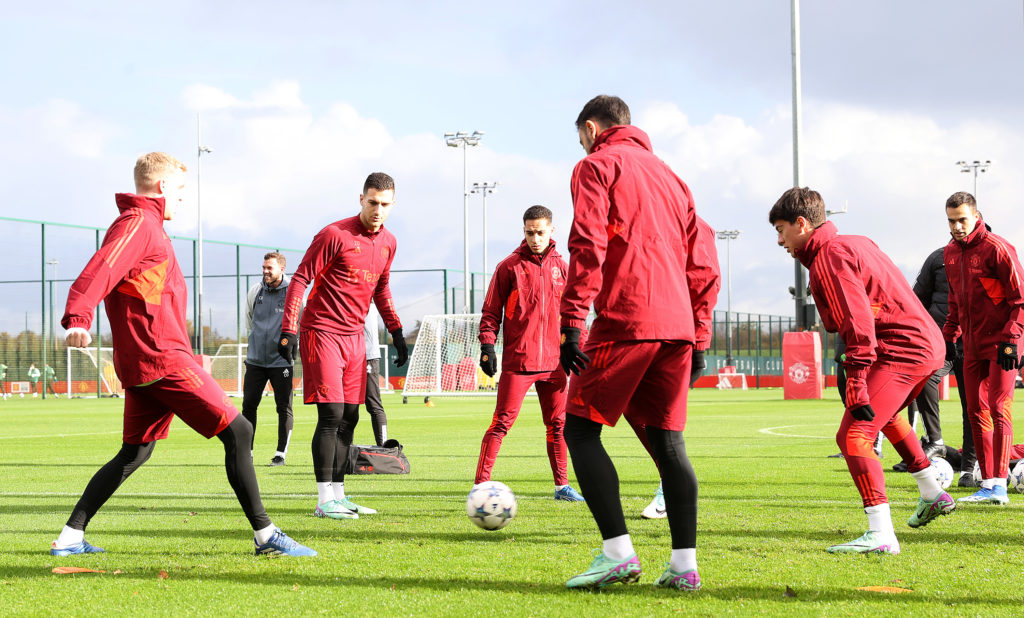 Manchester United Training Session - UEFA Champions League 2023/24