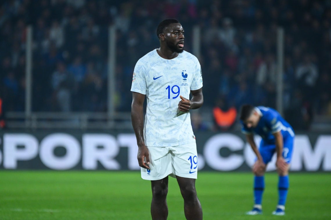 Youssouf Fofana of France is playing during the European Qualifiers for Euro 24, Group B, match between Greece and France at OPAP Arena in Athens, ...