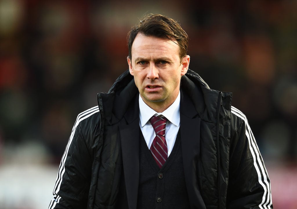 Nottingham Forest Manager Dougie Freedman during the Sky Bet Championship match between Brentford and Nottingham Forest at Griffin Park on November...