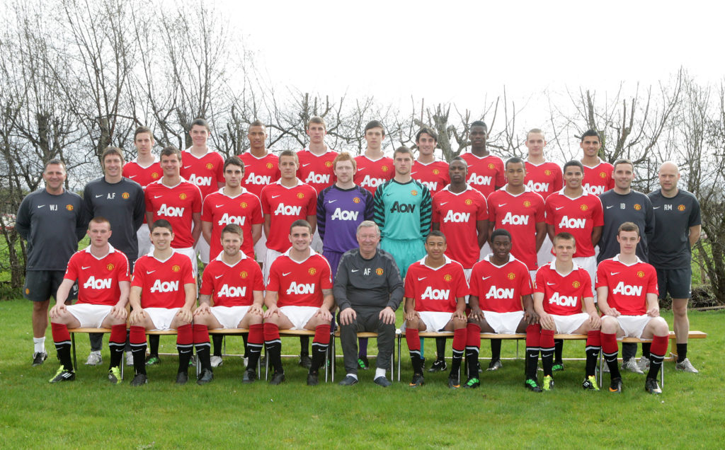 Manchester United FC Reserve Team Photograph 2010/11