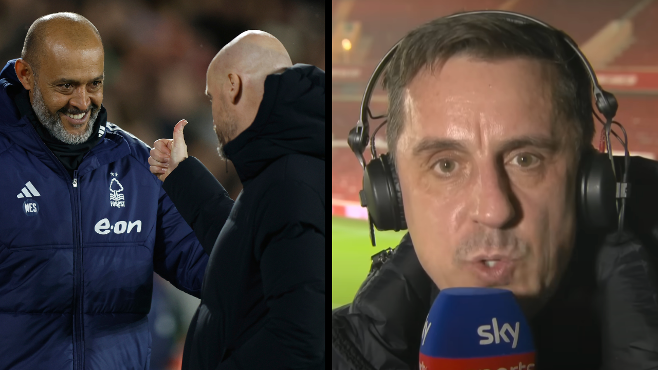 Gary Neville Names The One Man Utd Player Who Impressed Him In 2-1 Defeat