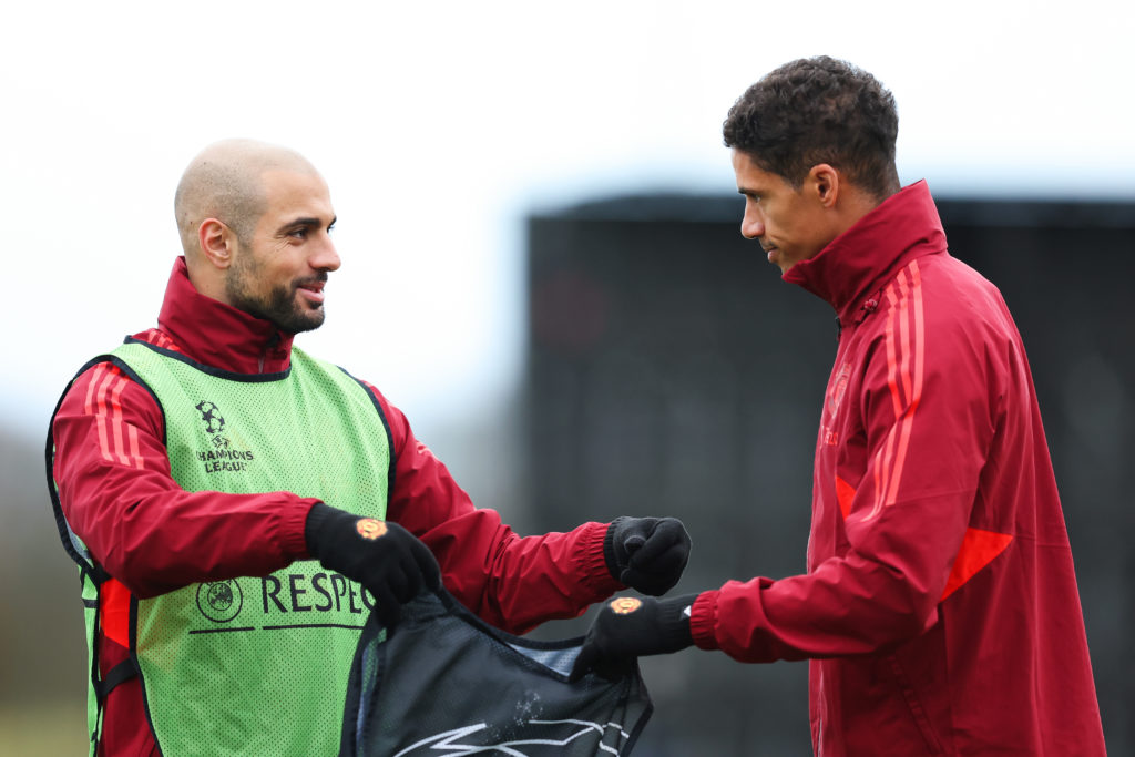 Manchester United Training Session And Press Conference - UEFA Champions League 2023/24