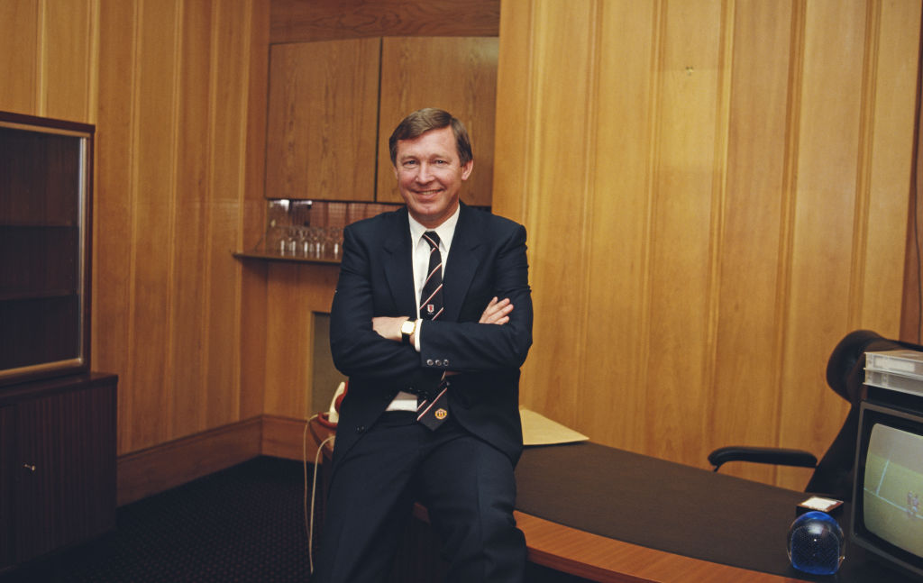 Alex Ferguson Manchester United Manager 1986