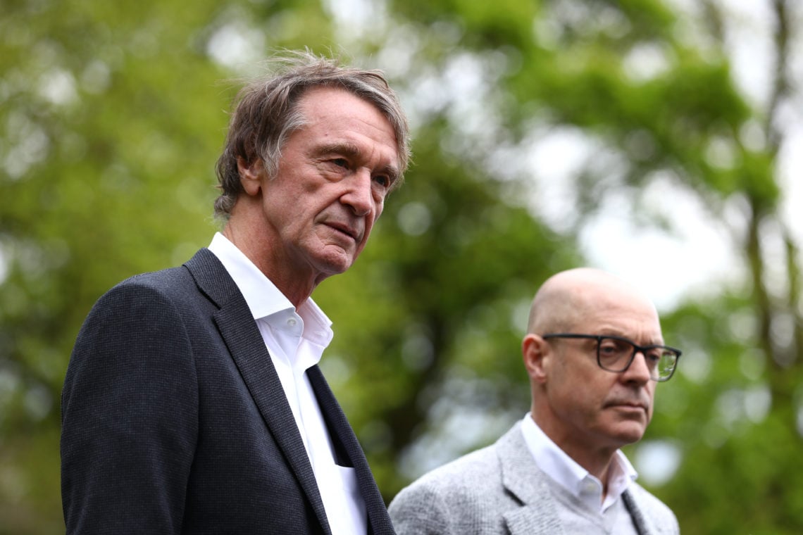 Jim Ratcliffe of Great Britain INEOS Founder And Chairman / Dave Brailsford of Great Britain Team Manager of Team INEOS / during the Team INEOS - P...