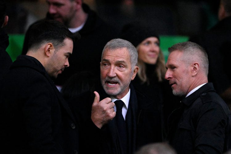 Graeme Souness, Scottish former football player and manager, is seen in attendance prior the Cinch Scottish Premiership match between Celtic FC and...