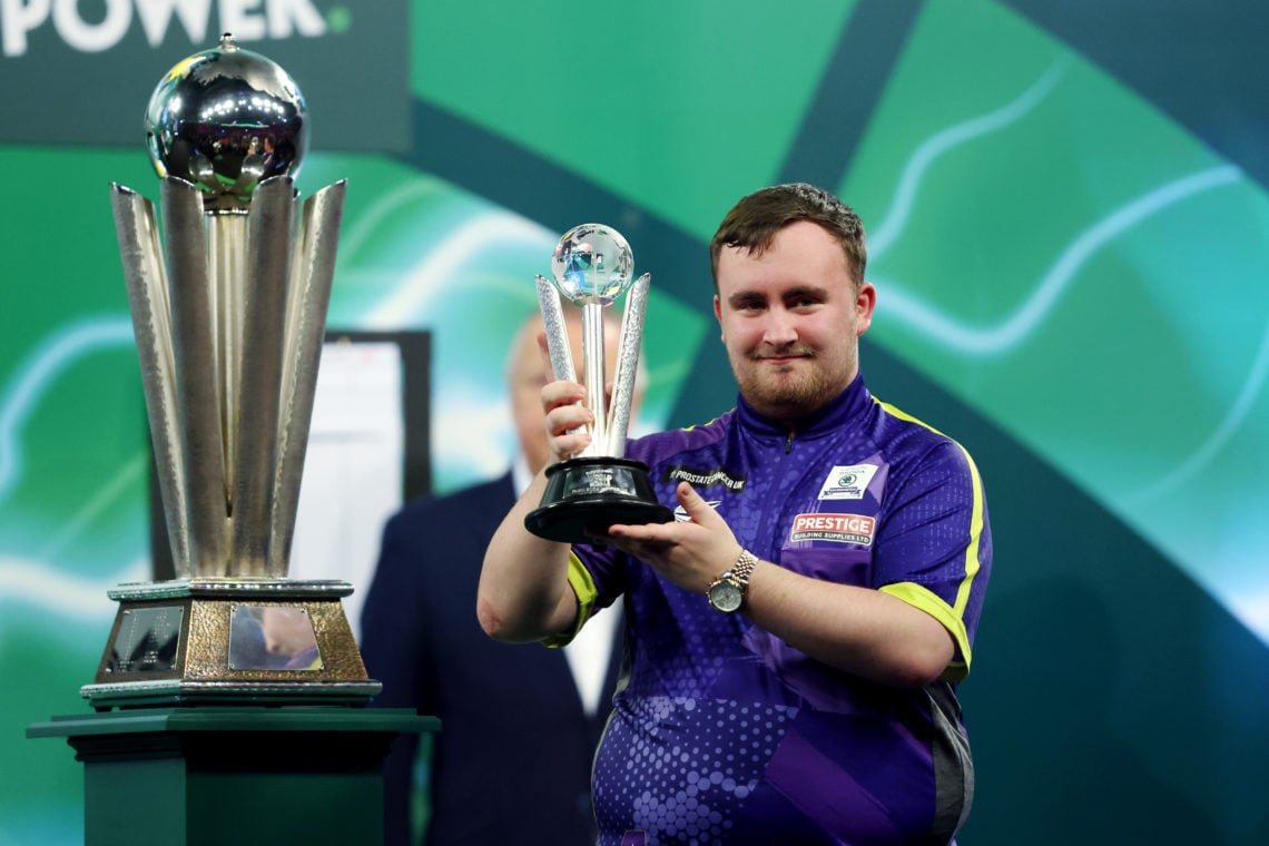 Darts hero Luke Littler names the 31-goal star he'd love Manchester ...